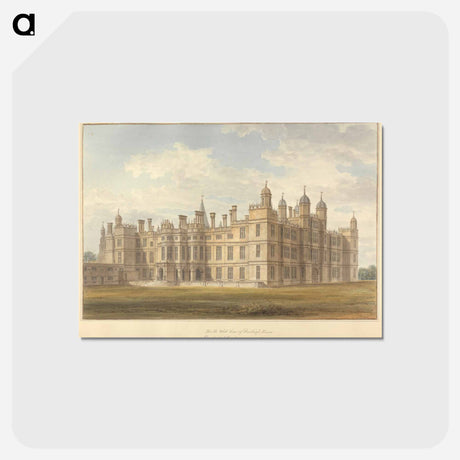 アートポストカード-North West view of Burleigh House The Seat of the Marquis of Exeter
 - イェール大学アートギャラリー Postcard.