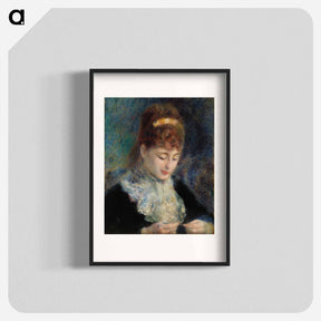 アートポスター-Woman Crocheting
 - バーンズ・コレクション Poster.