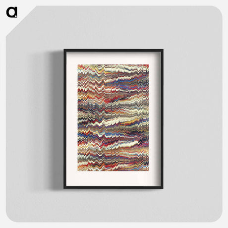 アートポスター-Glitch Pattern Background
 - 大英図書館 Poster.