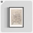 アートポスター-Album of Sketches by Katsushika Hokusai and His Disciples - 葛飾 北斎 Poster.