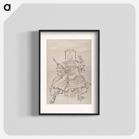 アートポスター-Album of Sketches by Katsushika Hokusai and His Disciples - 葛飾 北斎 Poster.