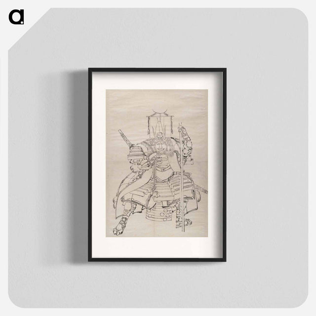 アートポスター-Album of Sketches by Katsushika Hokusai and His Disciples - 葛飾 北斎 Poster.