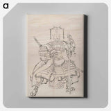 アートパネル-Album of Sketches by Katsushika Hokusai and His Disciples - 葛飾 北斎 Canvas.