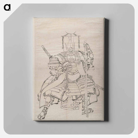 アートパネル-Album of Sketches by Katsushika Hokusai and His Disciples - 葛飾 北斎 Canvas.