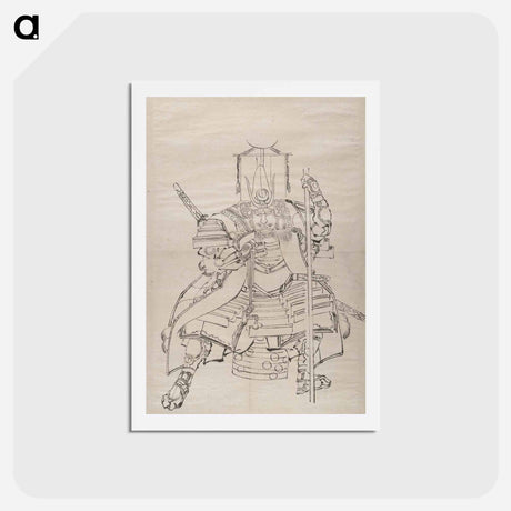 アートポストカード-Album of Sketches by Katsushika Hokusai and His Disciples - 葛飾 北斎 Postcard.