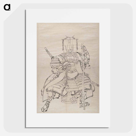 アートポスター-Album of Sketches by Katsushika Hokusai and His Disciples - 葛飾 北斎 Poster.