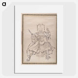 Album of Sketches by Katsushika Hokusai and His Disciples - 葛飾 北斎 Poster.