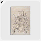 アートポストカード-Album of Sketches by Katsushika Hokusai and His Disciples - 葛飾 北斎 Postcard.