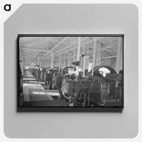 アートパネル-Kilgore Drilling Operations
 - ラッセル リー Canvas.