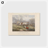 アートポストカード-Fox Hunting: Fores's Hunting Casualties - A Turn of speed over the flat
 - イェール大学アートギャラリー Postcard.