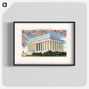 アートポスター-Lincoln Memorial
 - ボストン公共図書館 Poster.