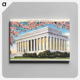 アートパネル-Lincoln Memorial
 - ボストン公共図書館 Canvas.