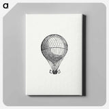 アートパネル-Hot Air Balloon Illustration
 - 大英図書館 Canvas.
