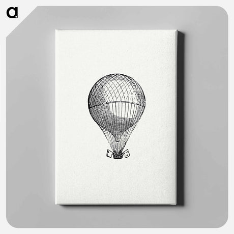アートパネル-Hot Air Balloon Illustration
 - 大英図書館 Canvas.