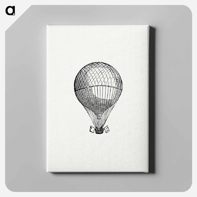 アートパネル-Hot Air Balloon Illustration
 - 大英図書館 Canvas.