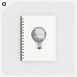 アートメモ帳-Hot Air Balloon Illustration
 - 大英図書館 Memo.