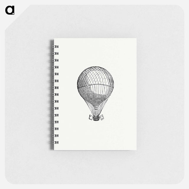 アートメモ帳-Hot Air Balloon Illustration
 - 大英図書館 Memo.