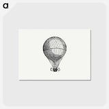 アートポストカード-Hot Air Balloon Illustration
 - 大英図書館 Postcard.