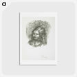 アートポストカード-Claude Renoir, tournée à gauche - ピエール オーギュスト ルノワール Postcard.