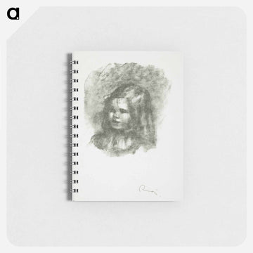Claude Renoir, tournée à gauche - ピエール オーギュスト ルノワール Memo.