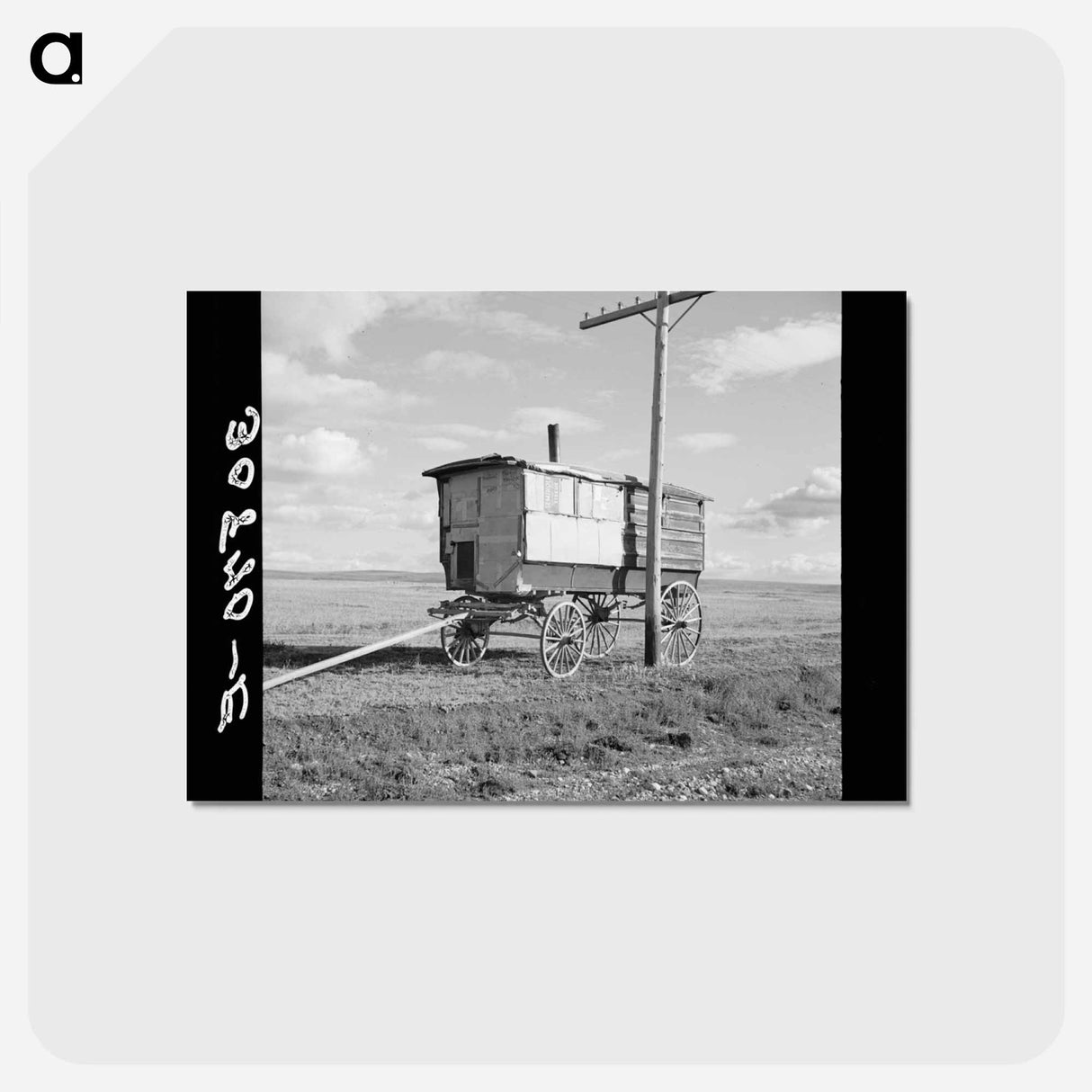 アートポストカード-Old School Bus, North Dakota
 - ラッセル リー Postcard.