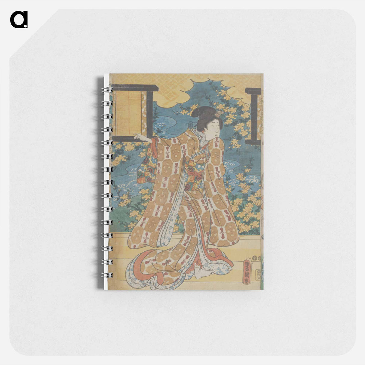 アートメモ帳-Left Sheet of a Triptych
 - 歌川 国貞 Memo.