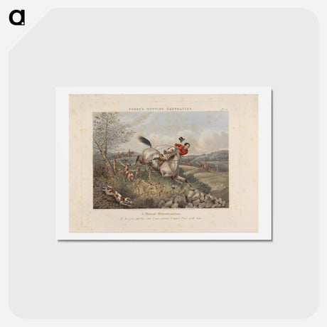 アートポストカード-Fox Hunting: Fores's Hunting Casualties - A Mutual Determination
 - イェール大学アートギャラリー Postcard.