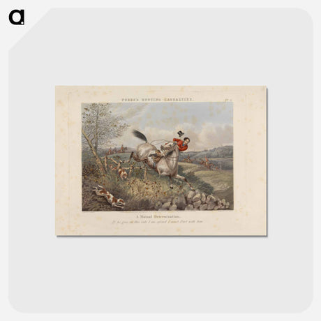 アートポストカード-Fox Hunting: Fores's Hunting Casualties - A Mutual Determination
 - イェール大学アートギャラリー Postcard.