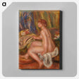 アートパネル-Seated Female Nude, Profile View
 - バーンズ・コレクション Canvas.