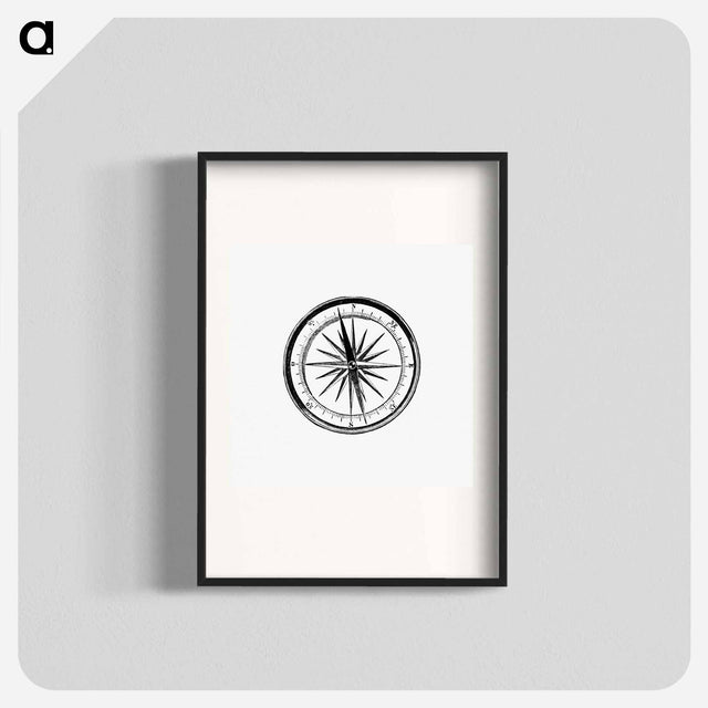 アートポスター-Victorian Compass Engraving
 - 大英図書館 Poster.