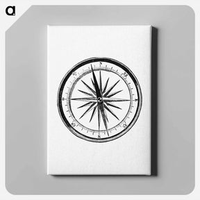 アートパネル-Victorian Compass Engraving
 - 大英図書館 Canvas.