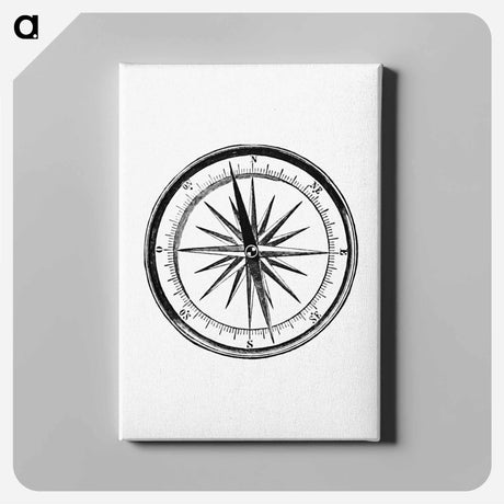 アートパネル-Victorian Compass Engraving
 - 大英図書館 Canvas.