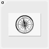 アートポストカード-Victorian Compass Engraving
 - 大英図書館 Postcard.