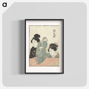 アートポスター-Hokusai's women - 葛飾 北斎 Poster.