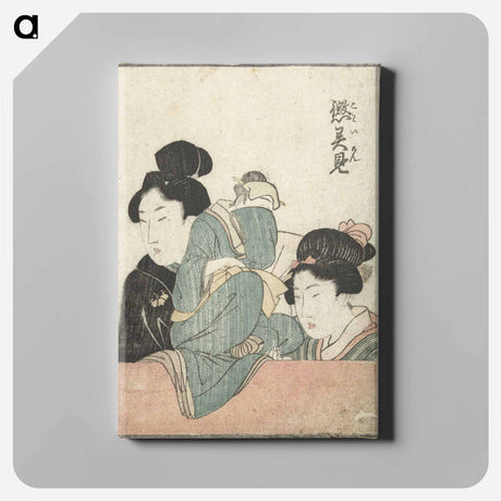アートパネル-Hokusai's women - 葛飾 北斎 Canvas.