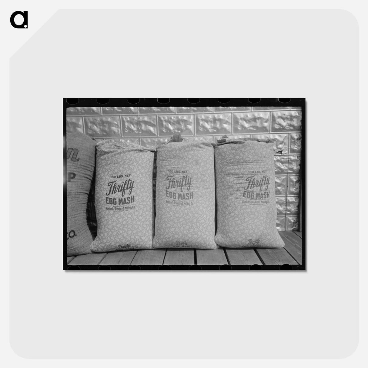 アートポストカード-Cotton Dress Materials
 - ラッセル リー Postcard.
