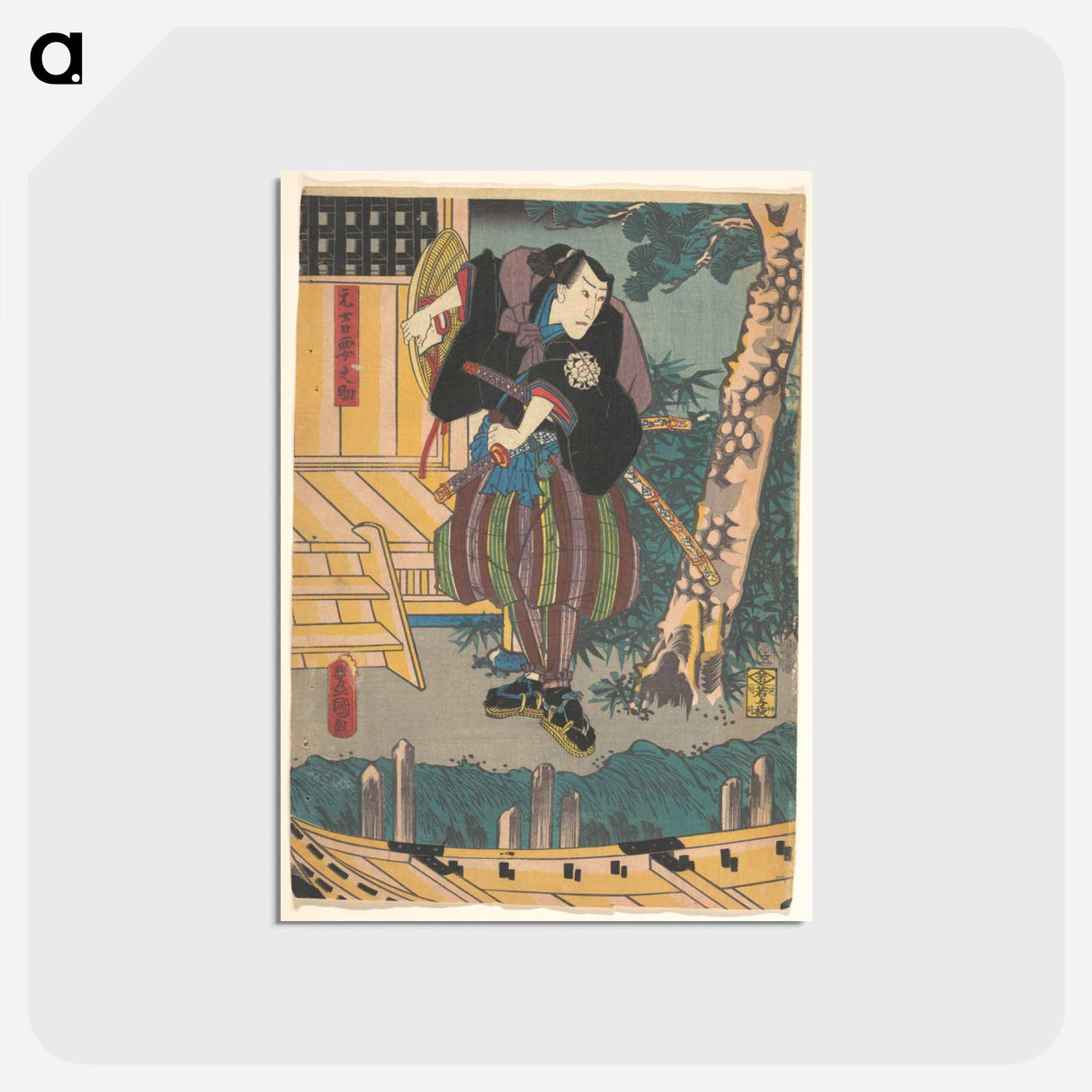 アートポストカード-Utagawa Kunisada Print
 - 歌川 国貞 Postcard.