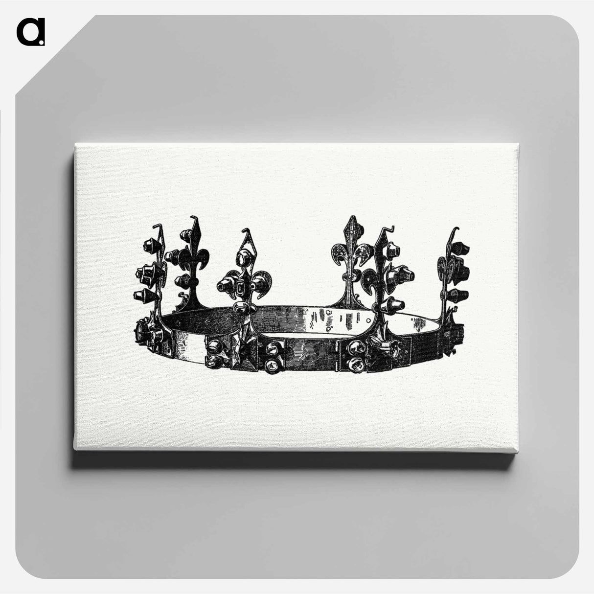 アートパネル-Crown of Hungary
 - 大英図書館 Canvas.