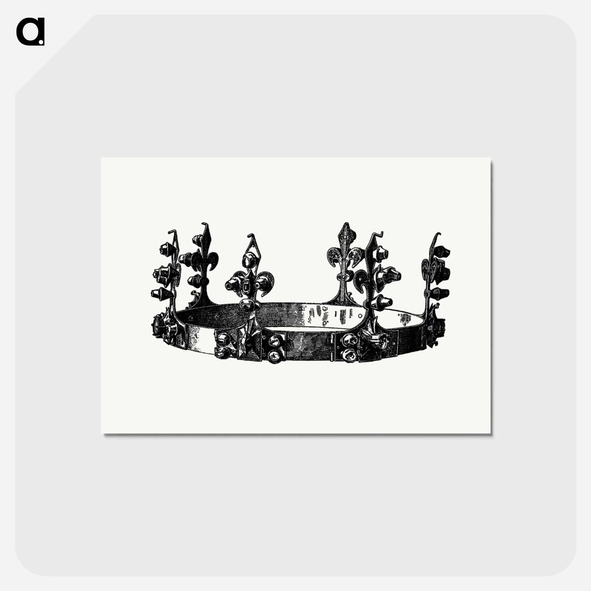 アートポストカード-Crown of Hungary
 - 大英図書館 Postcard.