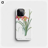 Orange day lily illustration - Pierre Joseph Redouté Phone Case.