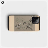 Groep diverse vogels en een kikker - テオ ヴァン ホイテマ Phone Case.