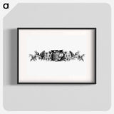 アートポスター-Victorian Blooming Flowers Engraving
 - 大英図書館 Poster.