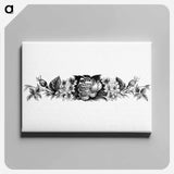 アートパネル-Victorian Blooming Flowers Engraving
 - 大英図書館 Canvas.