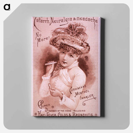 アートパネル-Advertisement for Cushman's Menthol Inhaler
 - 国立医学図書館 Canvas.