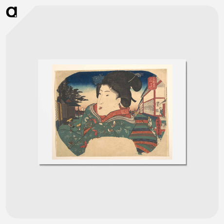 アートポストカード-Kasumigaseki
 - 歌川 国貞 Postcard.