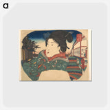 アートポストカード-Kasumigaseki
 - 歌川 国貞 Postcard.
