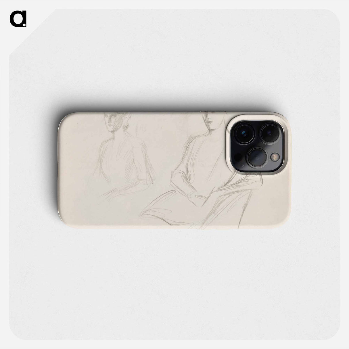 Vapaaherratar Anne Bennetin muotokuvaluonnos - アルバート エーデルフェルト Phone Case.