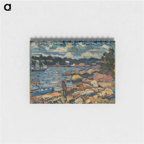 アートメモ帳-Brooksville, Maine (River & Rocks)
 - バーンズ・コレクション Memo.