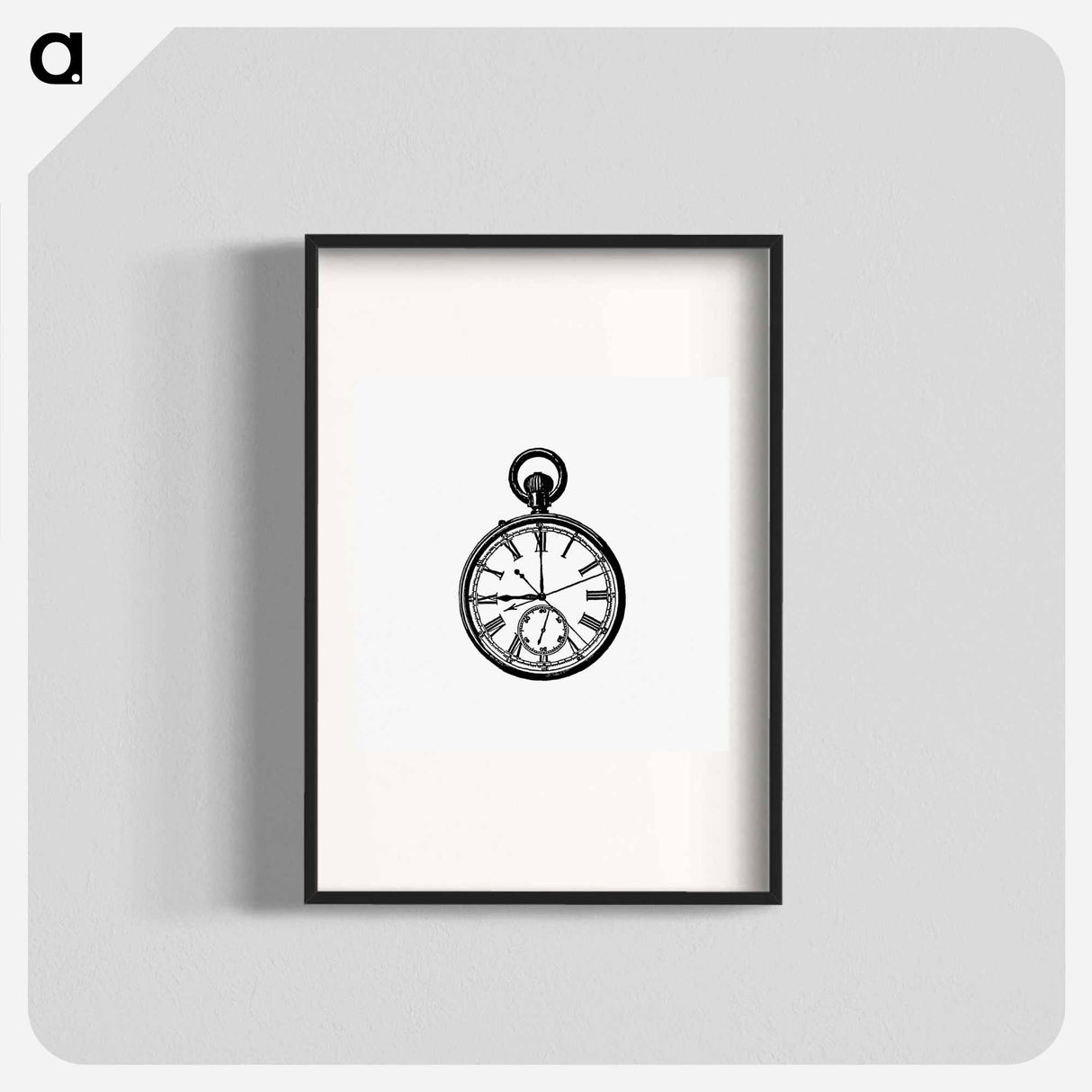 アートポスター-Victorian Pocket Watch Engraving
 - 大英図書館 Poster.