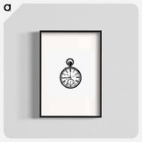 アートポスター-Victorian Pocket Watch Engraving
 - 大英図書館 Poster.